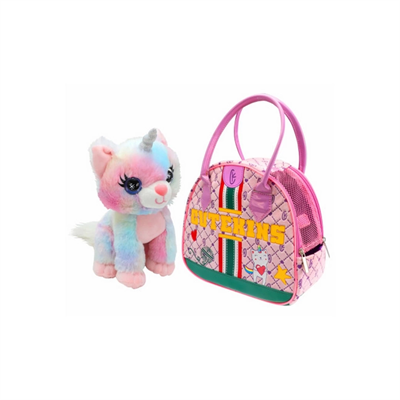 Cutekins Peluş Caticorn Posh Taşıma Çantalı