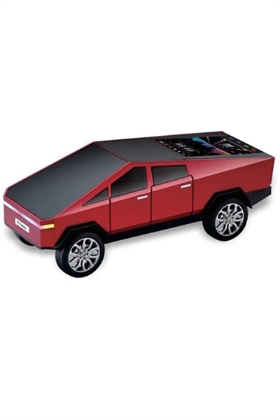 D68 Cyber Model Araba Tasarımlı Bluetooth Hoparlör 15w Güçlü Ses Rgb Led /tws/usb Kırmızı