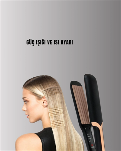 DEMPOWER DP-134 Saç Tost Makinesi – Kolay Kullanım, Hızlı Sonuç, Uzun Süre Kalıcılık