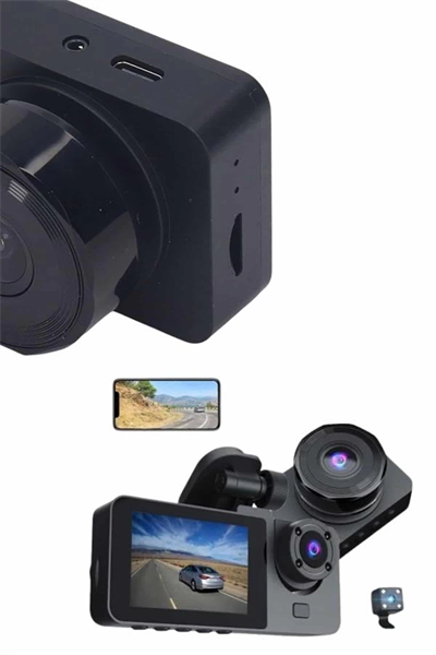 DVR Araç İçi Kamera Hareket Algılayabilen 1080P CarPlay Video Kaydedici