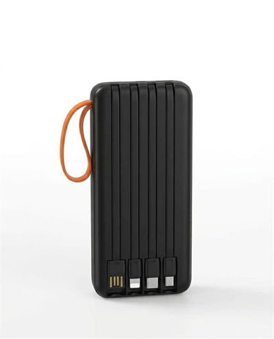 Dahili Çoklu Kablolu 20000 mAh Powerbank Dijital Pil Göstergeli Telefon Şarj Cihazı