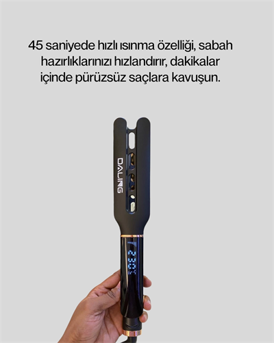 Daling Profesyonel Saç Düzleştirici Seramik Yüzey Tüm Saç Tipleri İçin Yeni Nesil