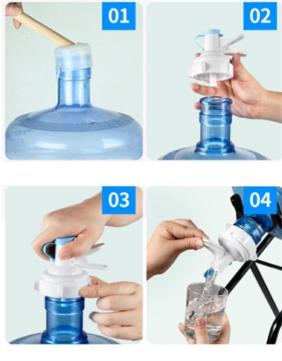 Damacana Musluk Başlığı ve Metal Ayak Stand Seti