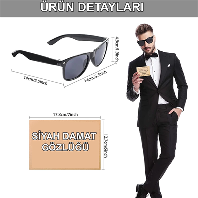 Damat Gözlüğü – Düğün Ve Bekarlığa Veda Partisi Aksesuarı