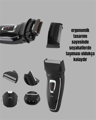 Darbelere Dayanıklı Kablosuz Erkek Tıraş Aleti