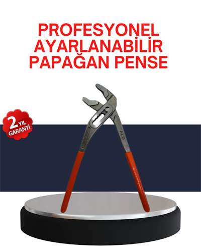 Dayanıklı Çelik Papağan Pense Ergonomik Yalıtımlı Sap