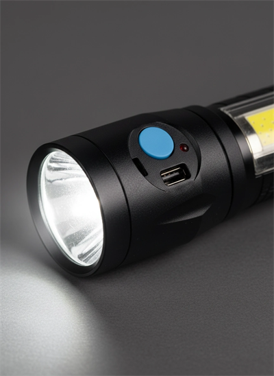 Dayanıklı Metal Gövdeli El Feneri, Gece ve Kamp Kullanımı İçin