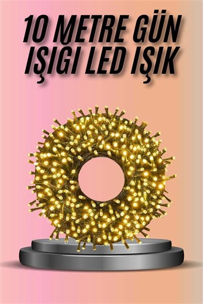 Dekoratif Aydınlatma Ampüllü 10 Metre Gün Işığı Şerit Led
