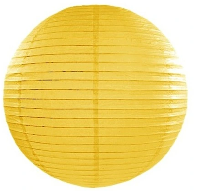 Dekoratif Çin Feneri – Kağıt Lamba - Sarı
