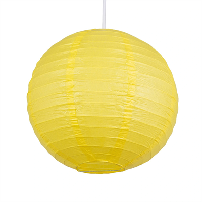 Dekoratif Çin Feneri – Kağıt Lamba - Sarı