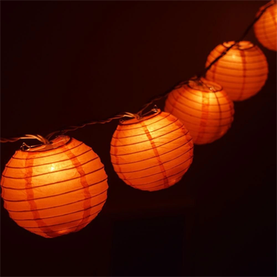 Dekoratif Çin Feneri – Kağıt Lamba - Turuncu