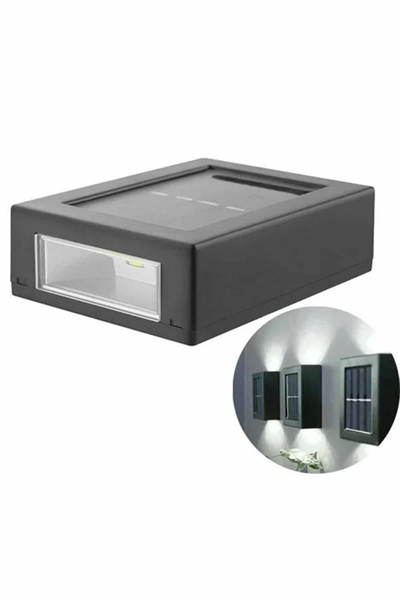 Dekoratif Duvar Lambası Solar Güneş Enerjili Bahçe Aydınlatması