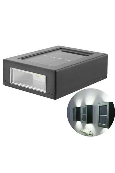 Dekoratif Duvar Lambası Solar Güneş Enerjili Bahçe Aydınlatması