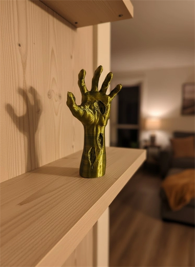 Dekoratif El Heykeli 22×7 cm Fantastik Koleksiyonluk Masaüstü Figür