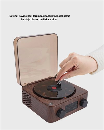 Dekoratif Gece Işığı Bluetooth Hoparlör Dijital Saat Çok Yönlü Sesli Aydınlatma