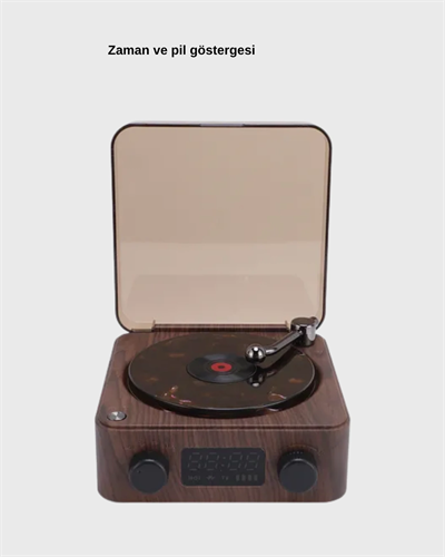 Dekoratif Gece Işığı Bluetooth Hoparlör Dijital Saat Çok Yönlü Sesli Aydınlatma