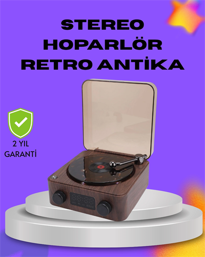 Dekoratif Gece Işıklı Bluetooth Hoparlör – Saatli Tasarım