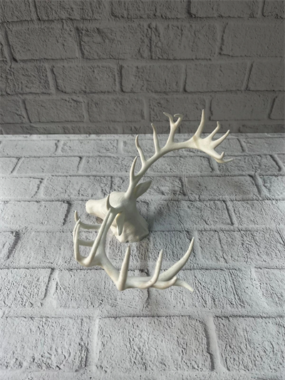 Dekoratif Geyik Başı Heykel 25 cm Modern Minimal Tasarım