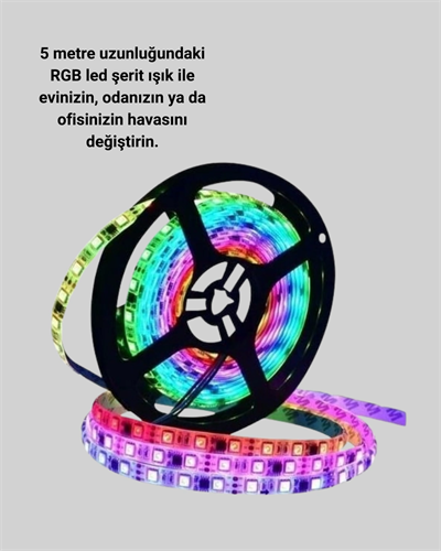 Dekoratif Kumandalı Şerit LED 5 Metre