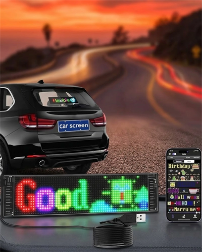 Dekoratif LED Yazı Paneli RGB Animasyonlu Uzaktan Kumandalı Ekran