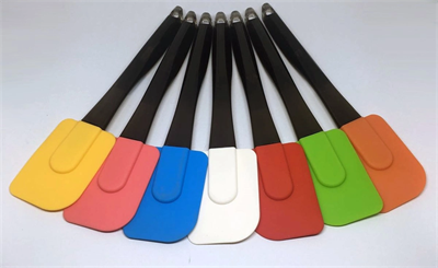 Dekoratif Renkli Silikon Spatula Pratik Sevimli Spatula Kaşık Bx40