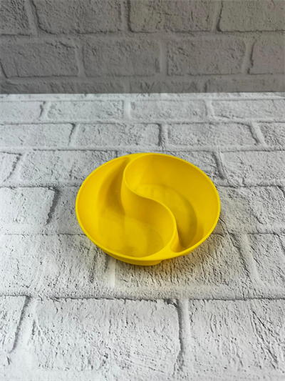 Dekoratif Sarı Çerezlik Kase 4’lü Set 3x12 cm