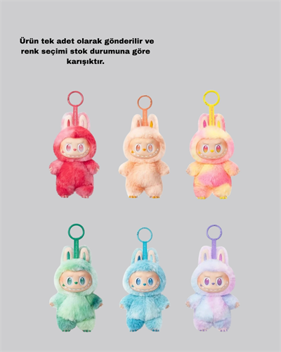 Dekoratif Yumuşak Labubu Peluş Figür – Koleksiyonluk ve Çocuklara Uygun Hediye 20 cm