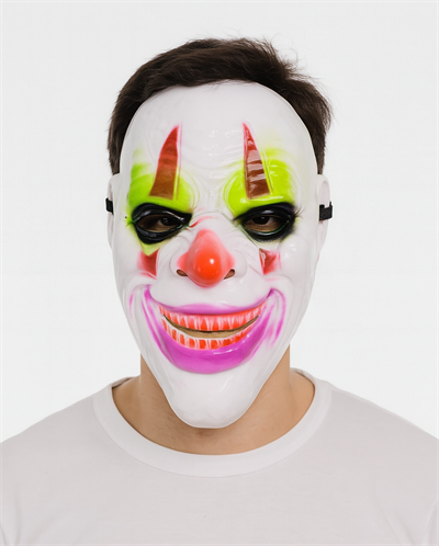 Delirten Gülüş Psikopat Palyaço Temalı Joker Maskesi