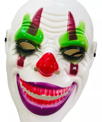 Delirten Gülüş Psikopat Palyaço Temalı Joker Maskesi Bx40