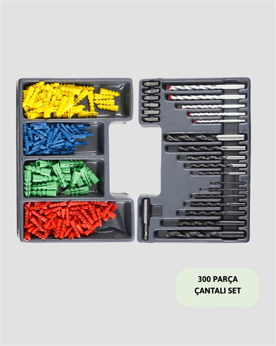 Delme Uç Seti 24 Parça Kutulu Matkap Ucu Ahşap Metal Beton İçin