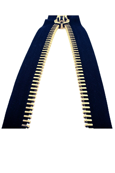 Demir Dişli Çanta Fermuarı En 3 Cm Petrol Mavisi