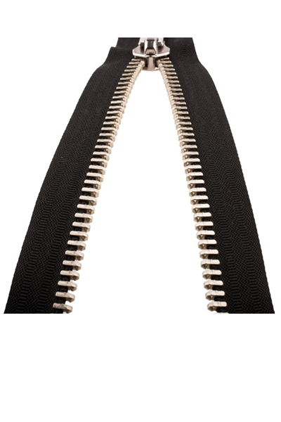 Demir Dişli Çanta Fermuarı En 3 Cm Siyah