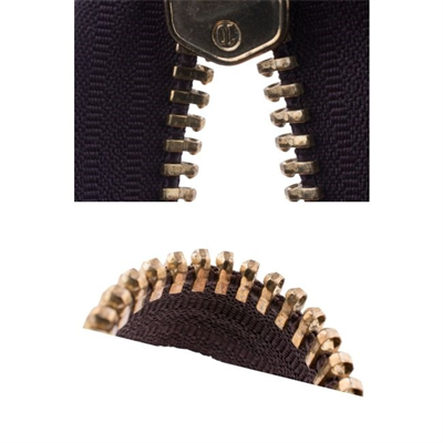 Demir Dişli Çanta Fermuarı En 3 Cm Siyah