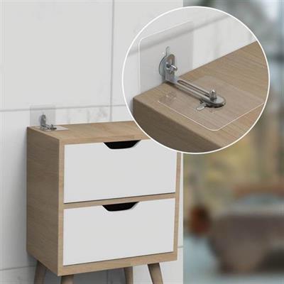 Deprem İçin Ultra Dayanıklı Çivisiz Duvarı Delmeden Ayarlanabilir Eşya Sabitleyici Aparat (3936)