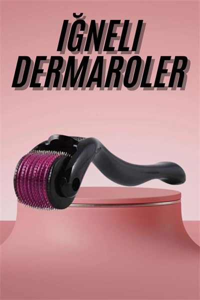 Derma Roller Titanyum Uçlu 540 İğneli 1 Mm Saç Sakal Çıkarma Ve Cilt Bakım Masaj Aleti