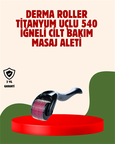 Dermaroller 1 mm Akne İzleri ve Çatlak Giderici Cilt Bakım Aleti