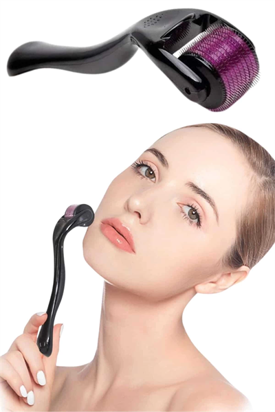 Dermaroller Titanyum 540 Iğneli 1 Mm Saç Kaş Sakal Serum Kullanıma Uygun