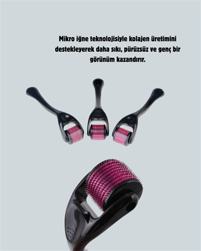 Dermaroller Titanyum 540 İğneli 1 mm Cilt Yenileme ve Anti Aging Etkisi