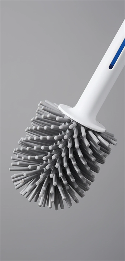 Deterjan Hazneli Ergonomik Silikon Tuvalet Fırçası