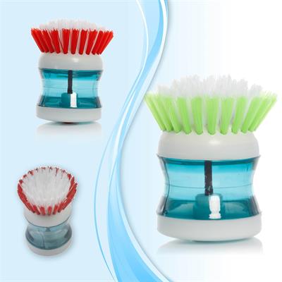 Deterjan Hazneli Kolay Bulaşık Yıkama Fırçası Bulaşık Sünger (3936)