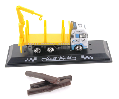 Die Cast Mini Sarı Kütük Kamyonu