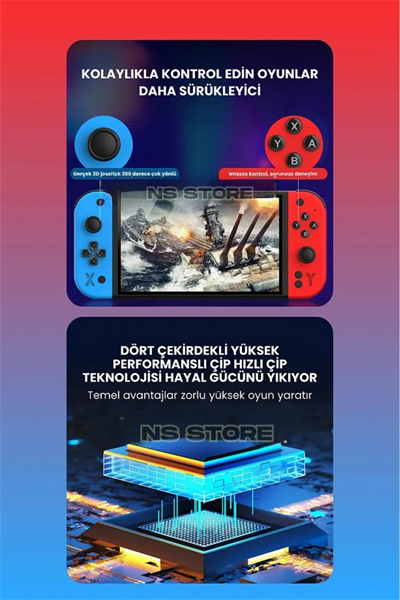 Diğer Oyun Konsolları - Renk: Çok Renkli, Özellik: Şarjlı | Teknik Özellikleri ve Kullanım