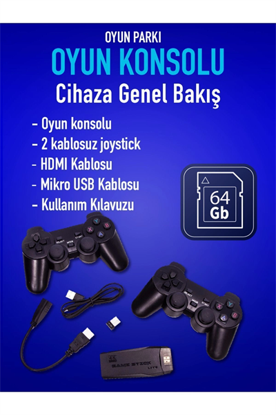 Diğer Oyun Konsolları - Renk: Siyah, Bluetooth, Özellik: Kumandalı | Teknik Özellikleri ve Kullanım