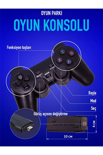 Diğer Oyun Konsolları - Renk: Siyah, Bluetooth, Özellik: Kumandalı | Teknik Özellikleri ve Kullanım