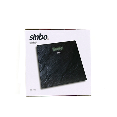 Dijital - Pilli Banyo Baskül Terazi Tartı Lcd Ekran - Sıcaklık Gösterge 180kg/50gr 28x28cm Sbs-4452 Bx40