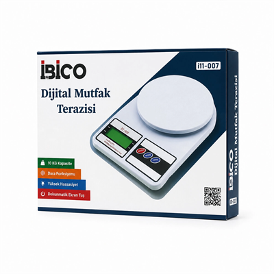 Dijital - Pilli Mutfak Terazisi Tartı 10kg / 1gr Bx40