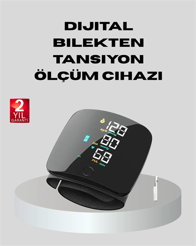 Dijital Bilek Tansiyon Aleti – Çift Kullanıcı Hafızalı, Aritmi Uyarılı ve Otomatik Kapanmalı