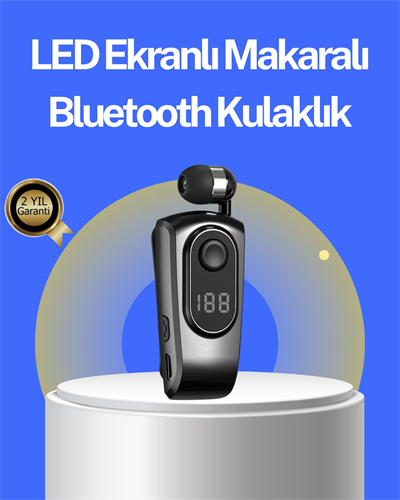 Dijital Ekranlı Bluetooth Kulaklık – Titreşimli Bildirim, 25 Saat Kullanım