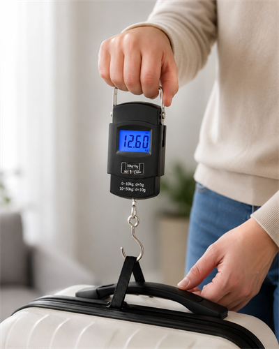 Dijital El Kantarı 50 Kg Hassas LCD Ekranlı Bagaj Tartısı