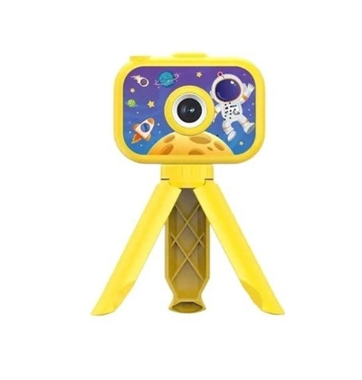 Dijital Fotoğraf Makinesi Çocuk Mini 1080p Hd Kamera Selfie Tripotlu Ön Arka Kamera